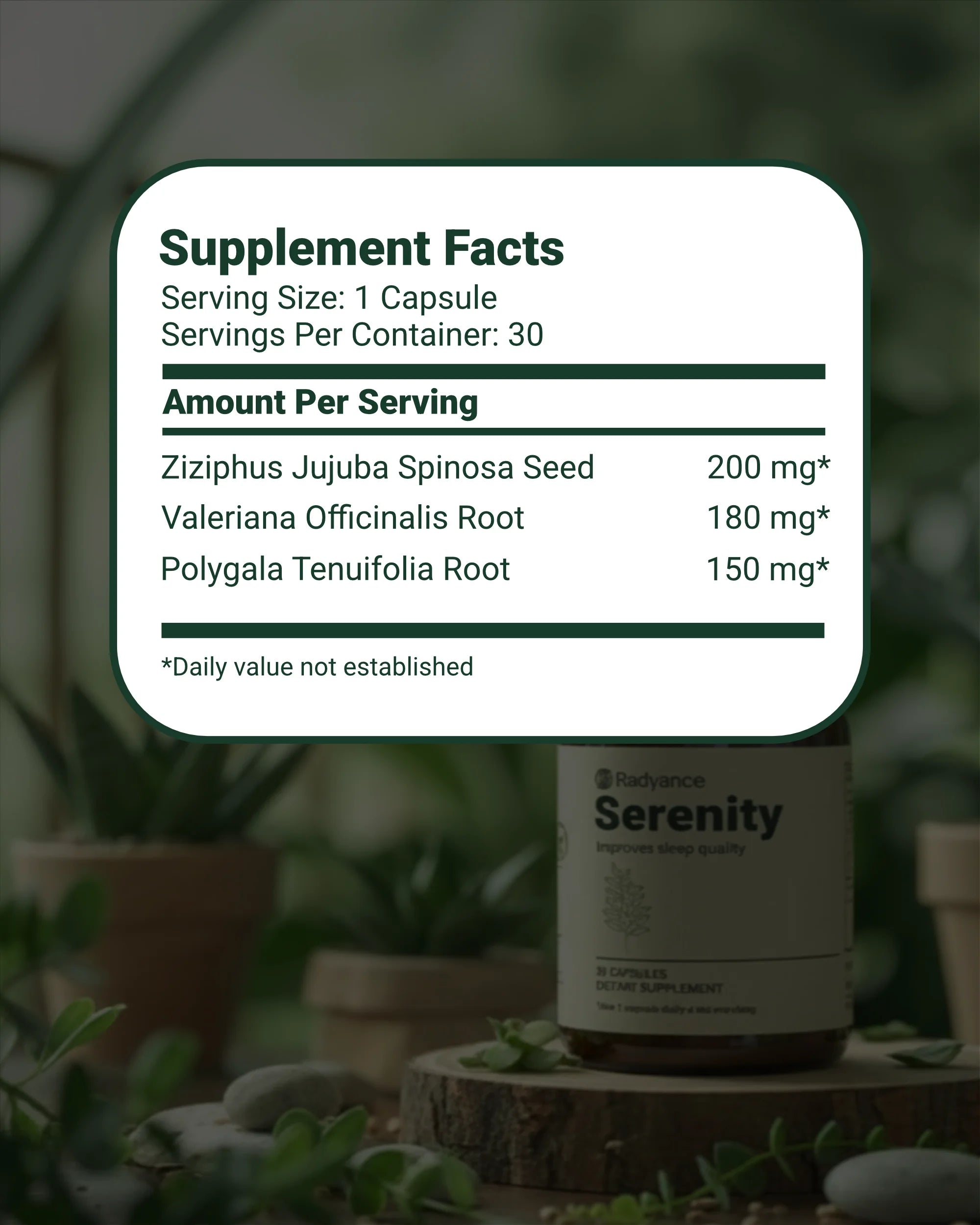 Serenity - Daily Sleep & Relaxation Supplement