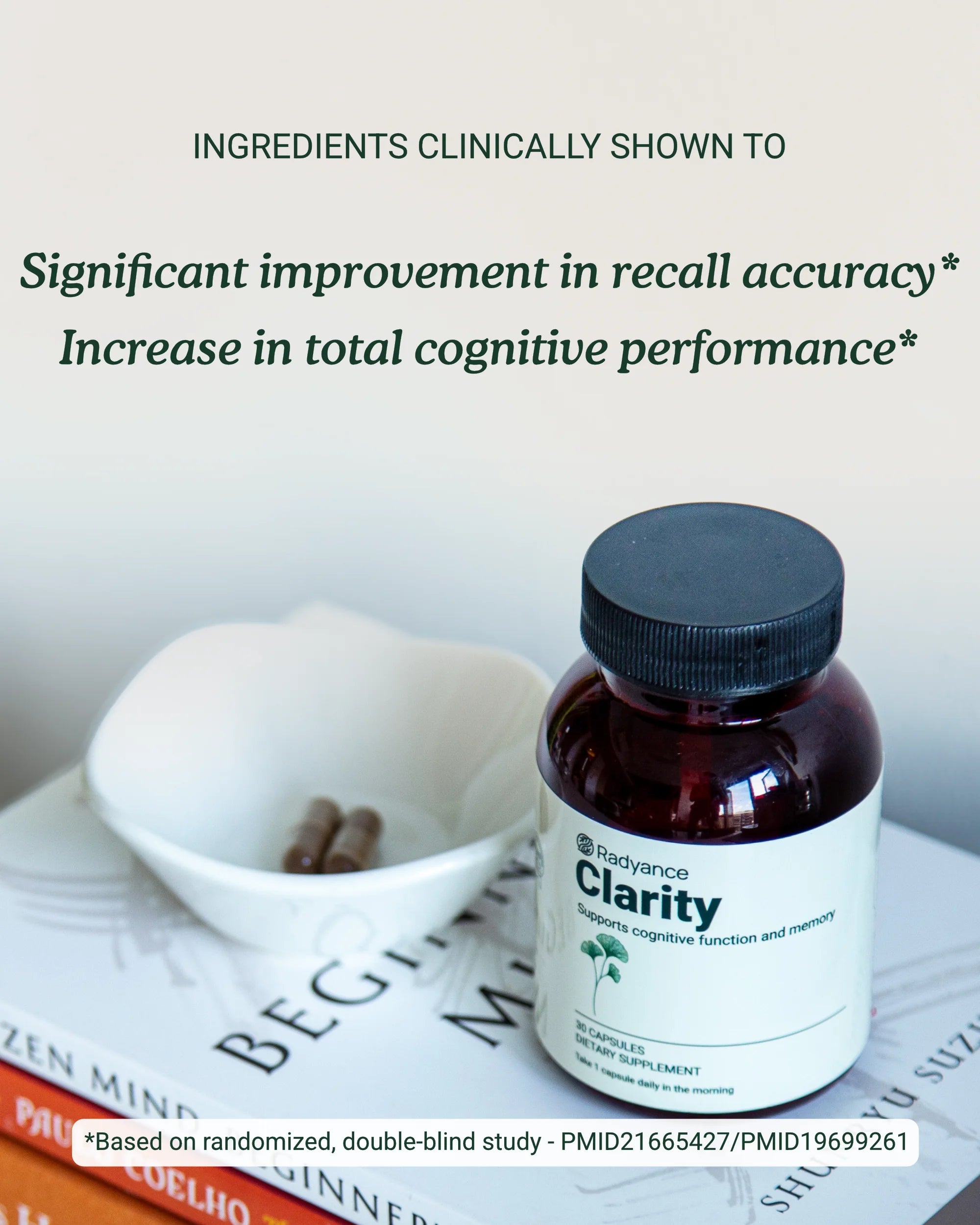 Clarity - Daily Cognitive &amp; Memory Support Supplement