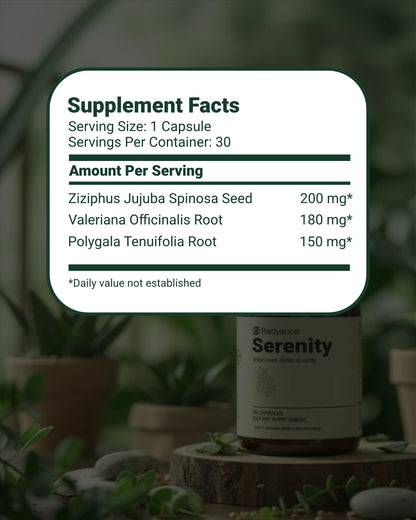 Serenity - Daily Sleep &amp; Relaxation Supplement
